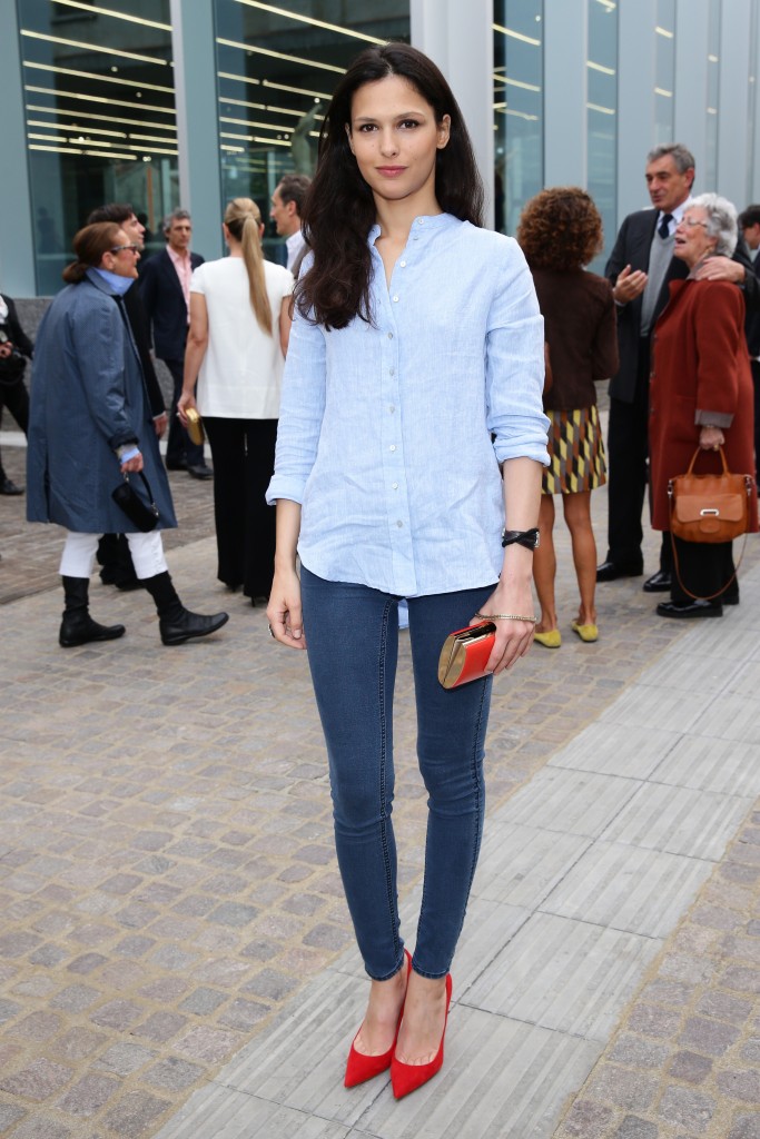 MILAN, ITALY - MAY 04:  Natalie Dompe attends the Fondazione Prada Opening  on May 4, 2015 in Milan, Italy.  (Photo by Vittorio Zunino Celotto/Getty Images  for Fondazione Prada)