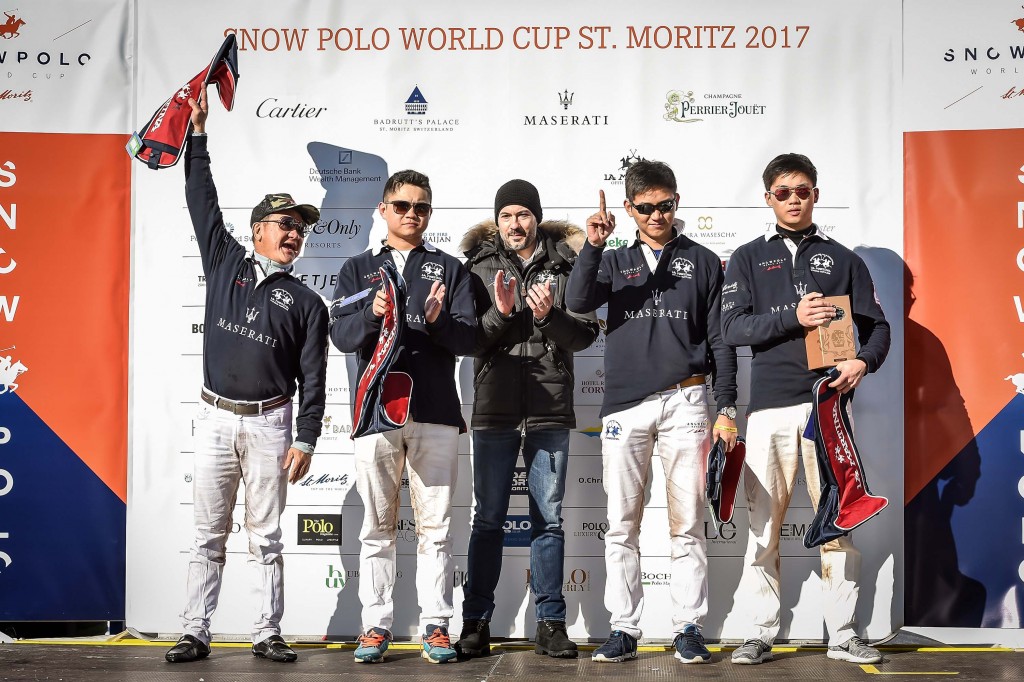 Maserati Polo Tour 2017 - Snow Polo St Moritz - Maserati Polo Team Prize...