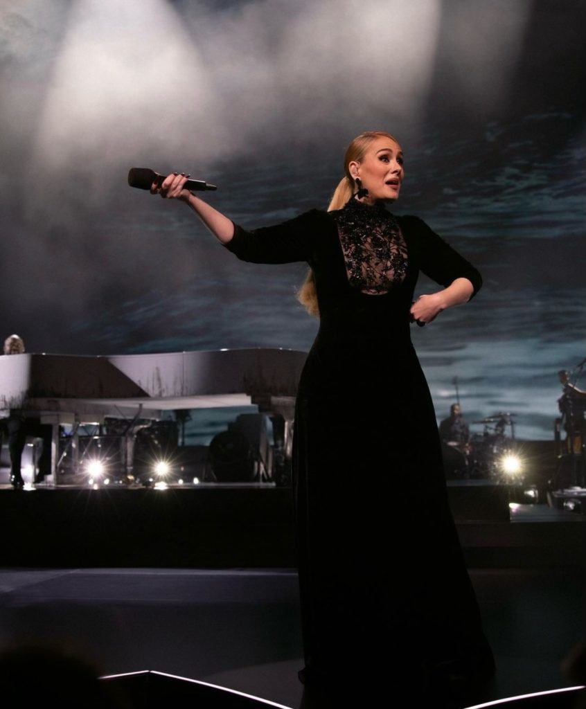 Adele wears custom Ralph Lauren for weekend 37 of her residency